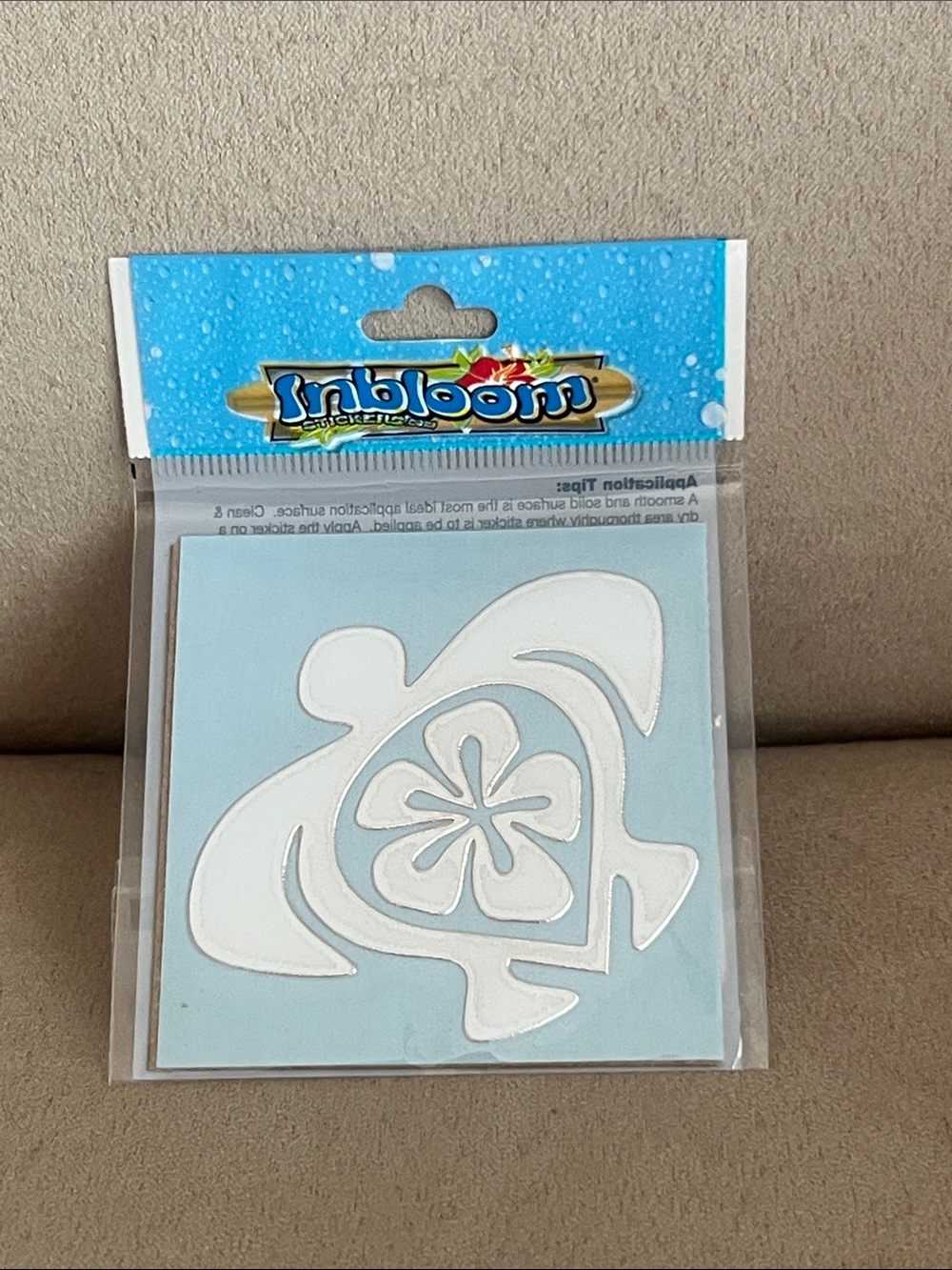NEW Inbloom White Tropical Honu Decal 🐢